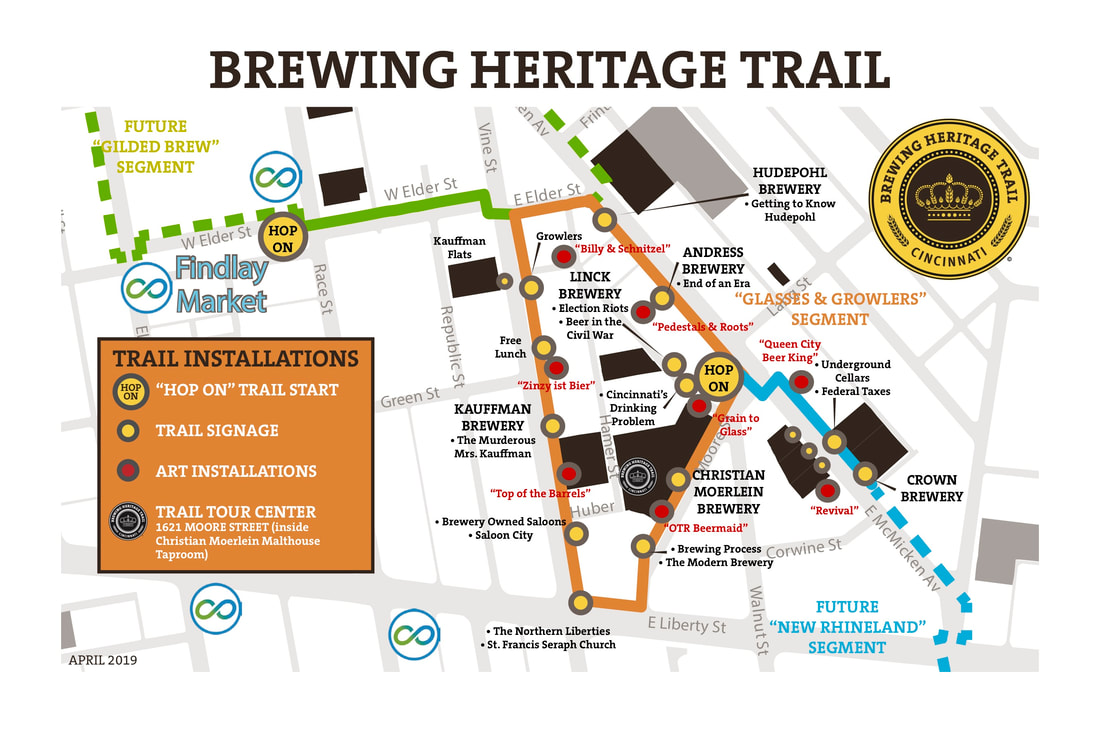 Cincinnati Tour Trail Map