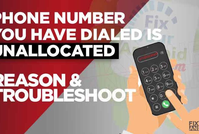 What Does It Mean When A Phone Number Is Unallocated