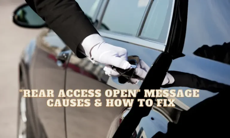 What Does Rear Access Open Mean