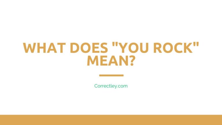 What Does It Mean To Be Someones Rock