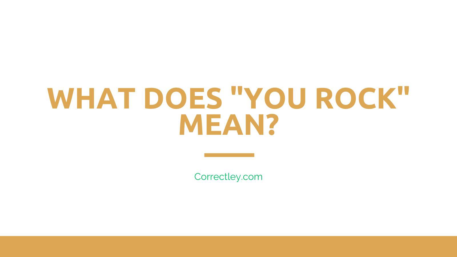 Being Rocked What Does It Mean To Be Someones Rock