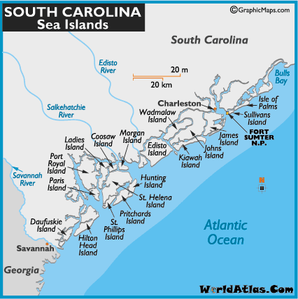 Map Of North Carolina Coast - Map Of The World