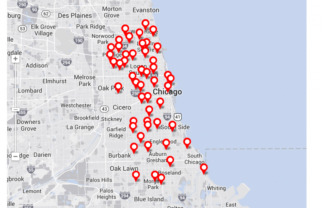 Chicago Speed Cameras Map by Brigid Theodora