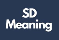 What Does Sd Mean In Dating