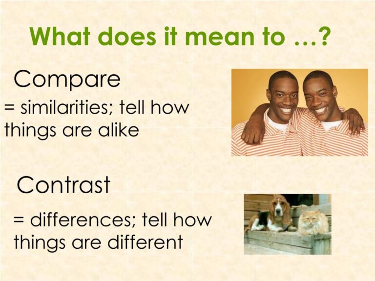 What Does Wo Contrast Mean