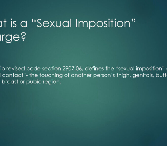 What Does Sexual Imposition Mean