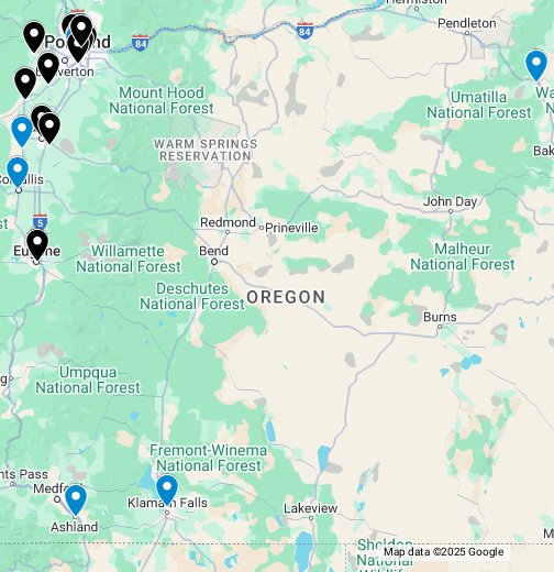 Colleges in Oregon - Google My Maps