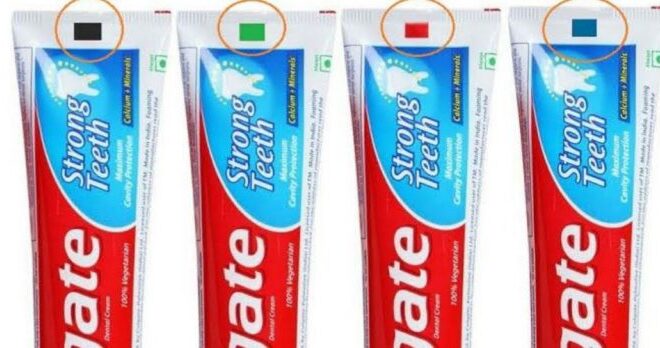 What Do The Color Codes Mean On Toothpaste