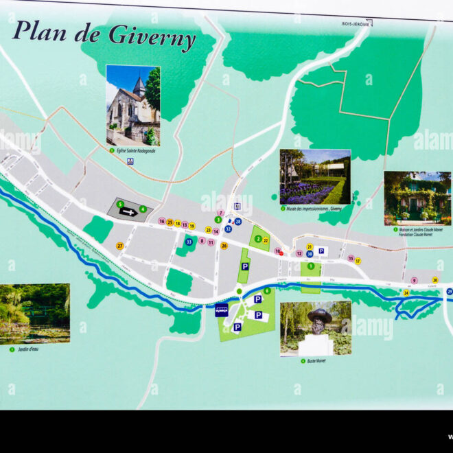 Map Of Giverny France