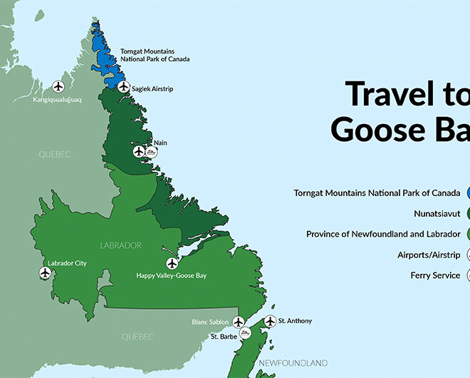 Map Of Goose Bay Canada