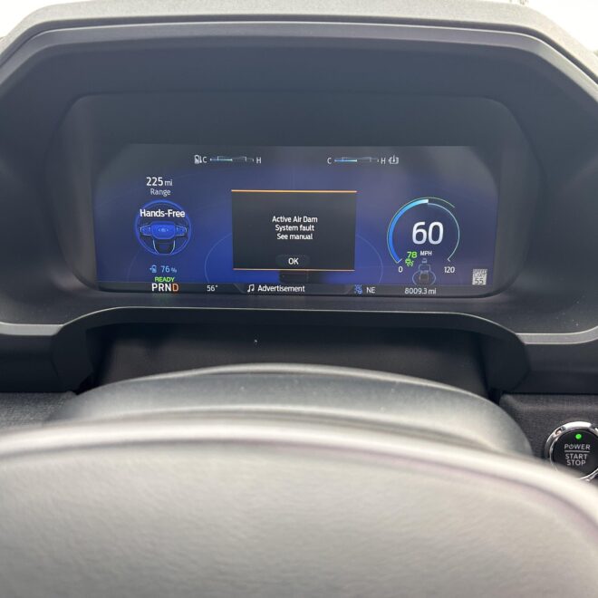 What Does Active Air Dam System Fault Mean