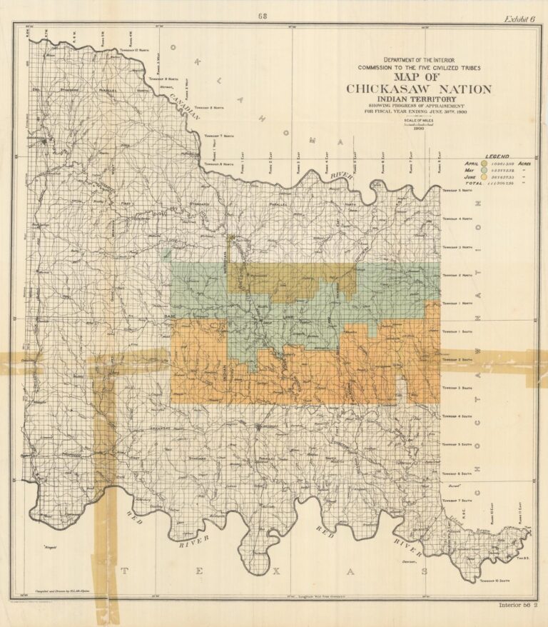 Map Of Chickasaw