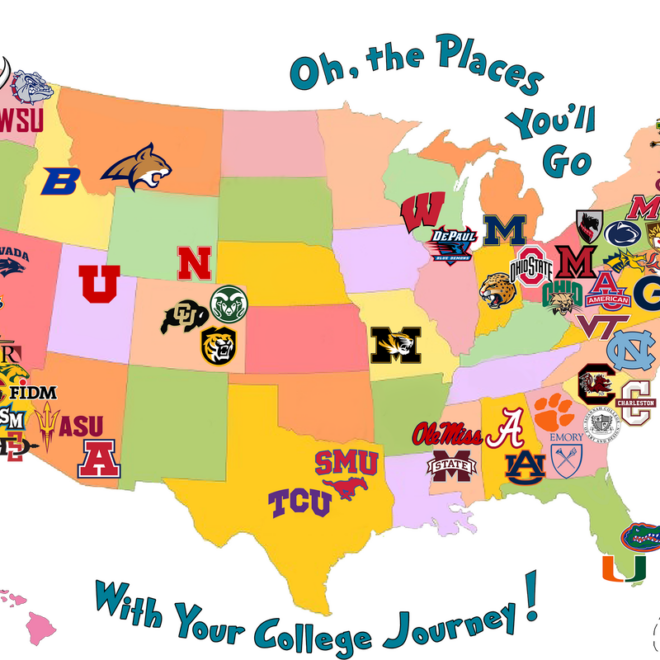 Map Of Colleges In United States