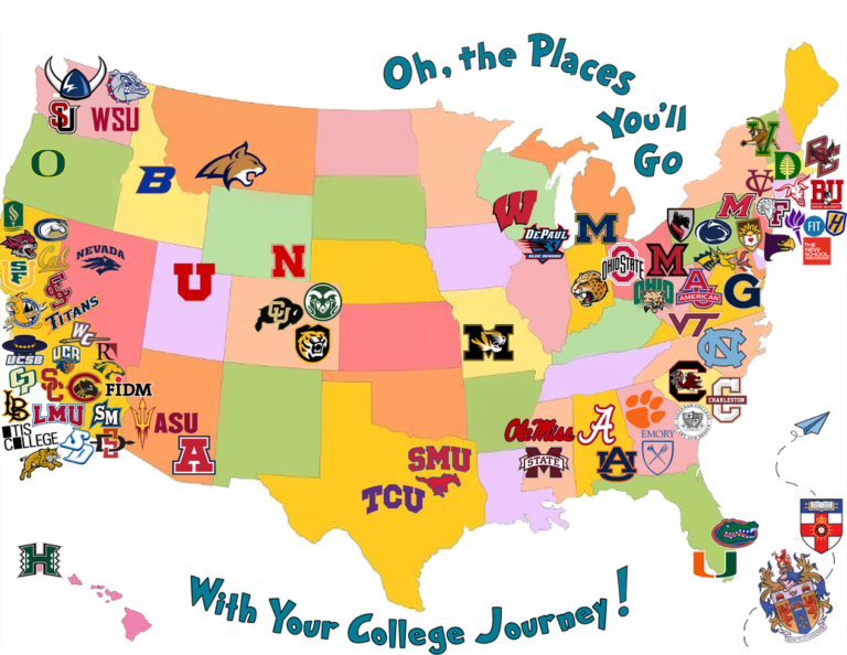 Map Of Colleges In United States