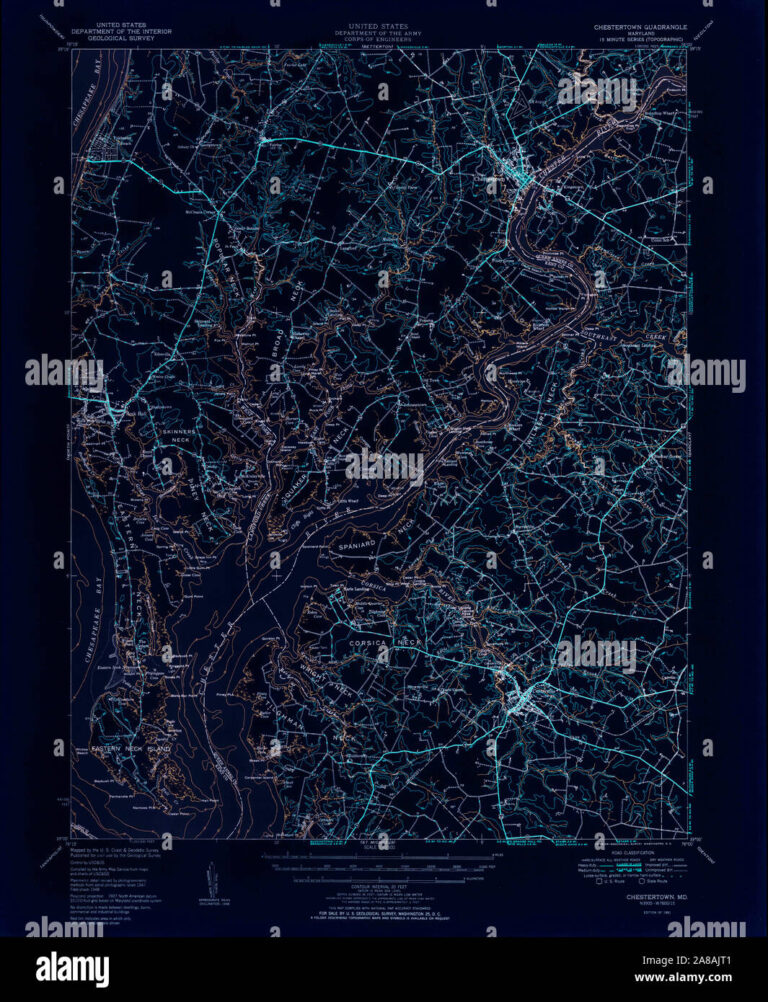 Map Of Chestertown Md