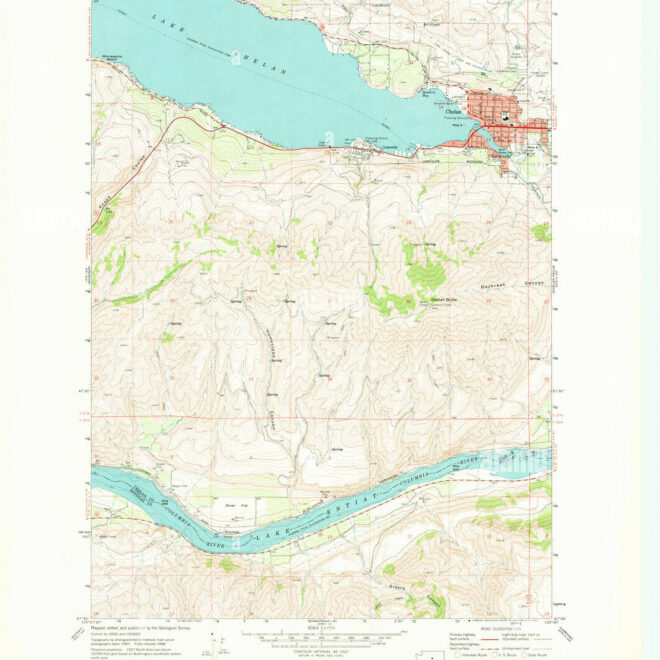 Map Of Chelan