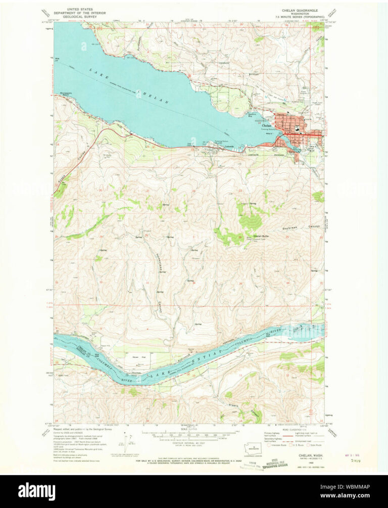 Map Of Chelan