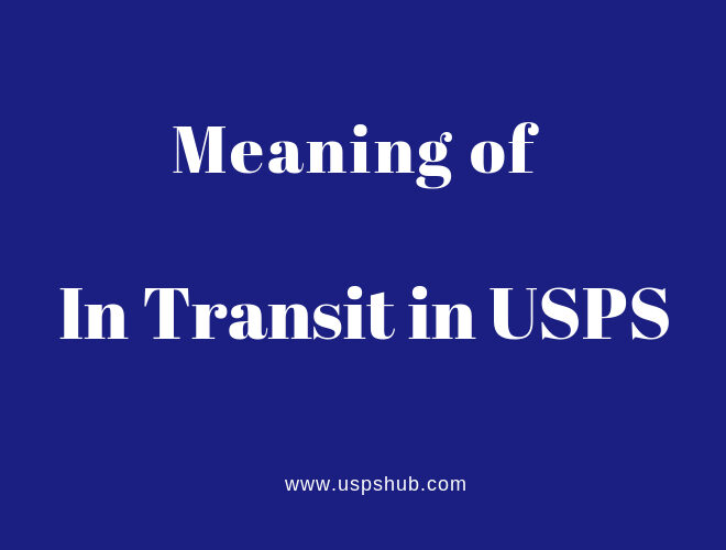 What Does It Mean When An Order Is In Transit