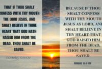 What Does Romans 10 9 10 Mean