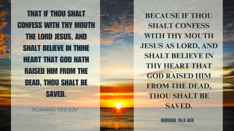 What Does Romans 10 9 10 Mean