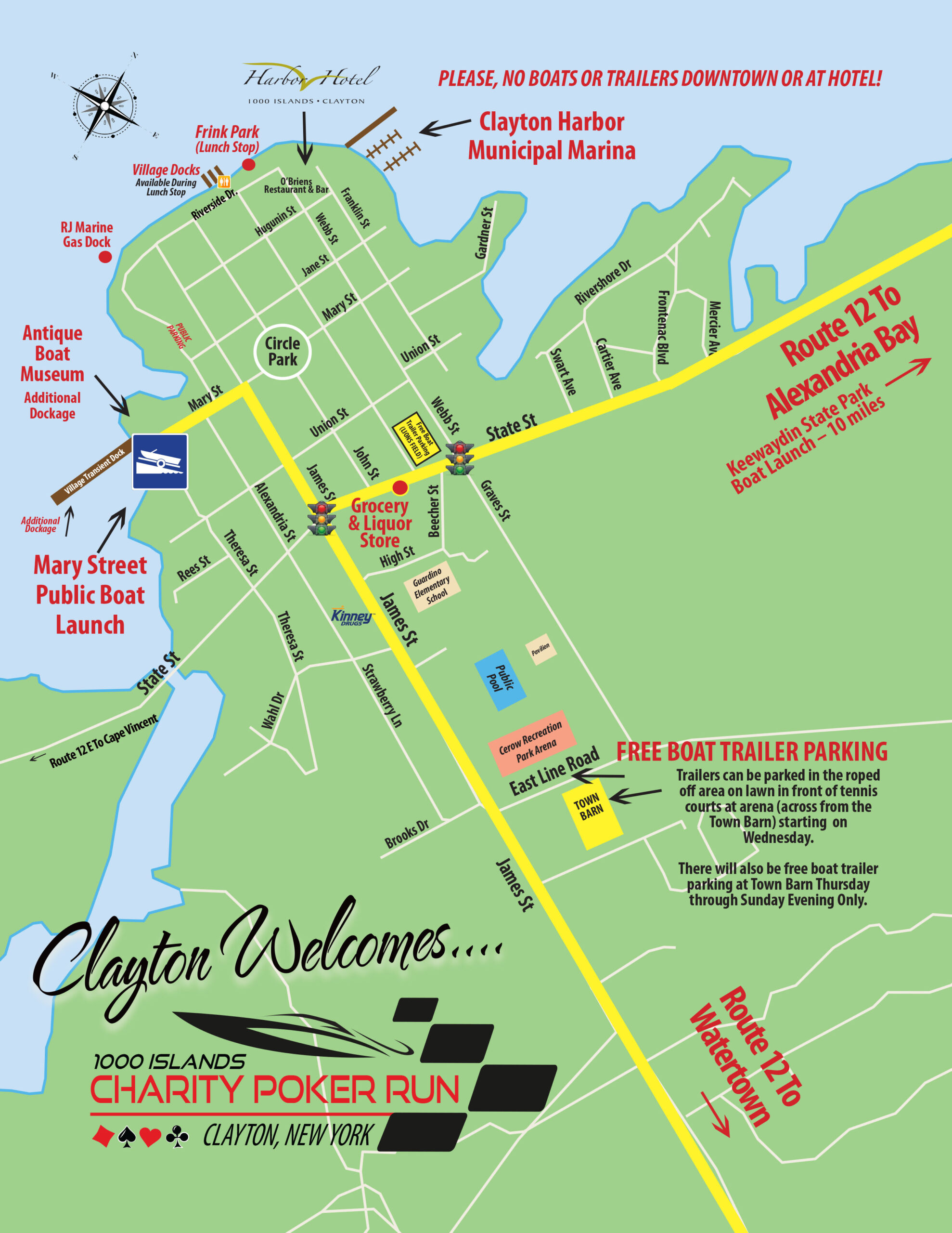 Village of Clayton Map