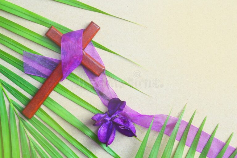 What Does The Purple Cloth On The Cross Mean