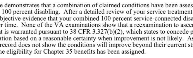 What Does P&T Mean Va