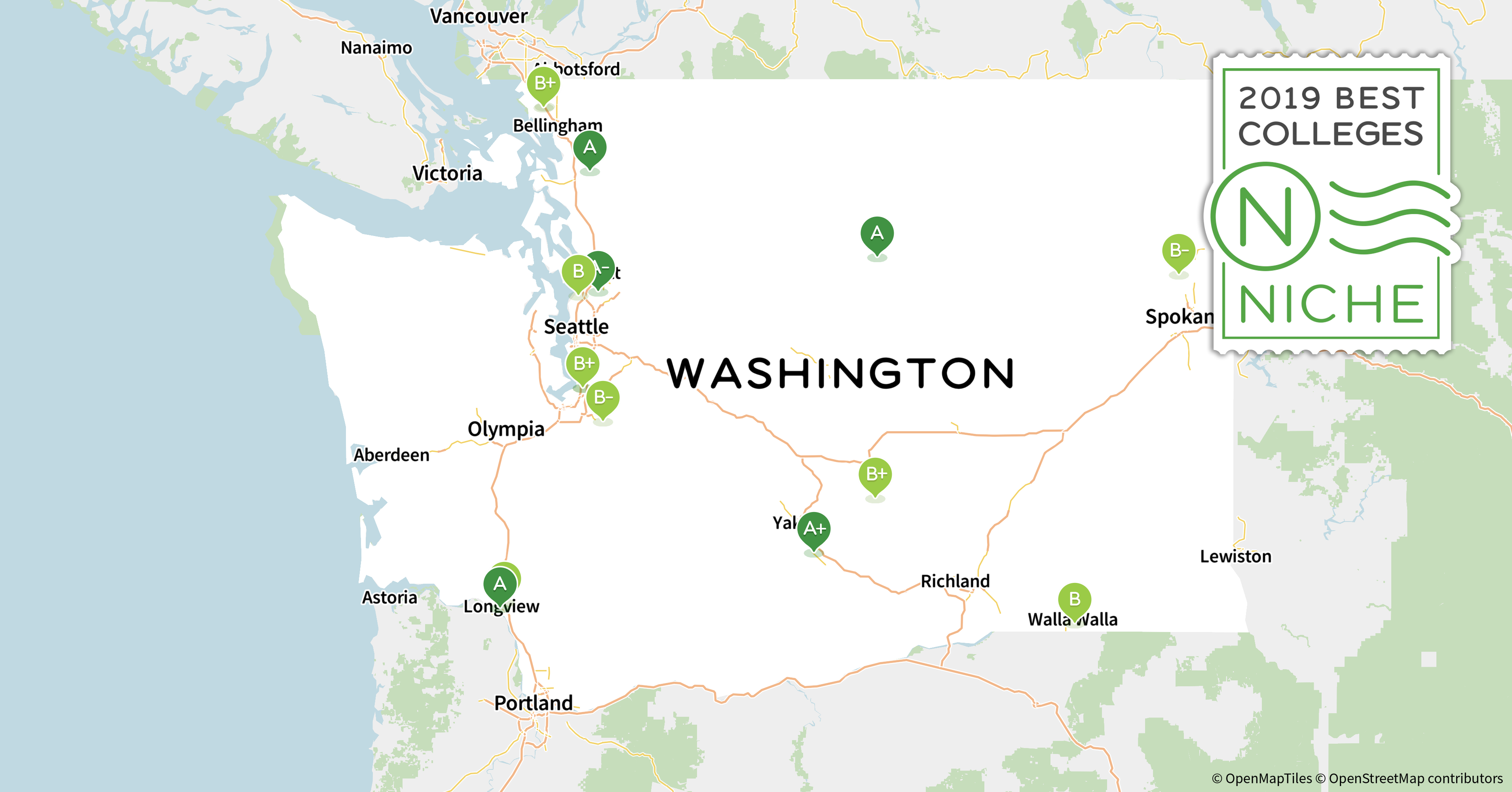 2019 Best Colleges in Washington - Niche