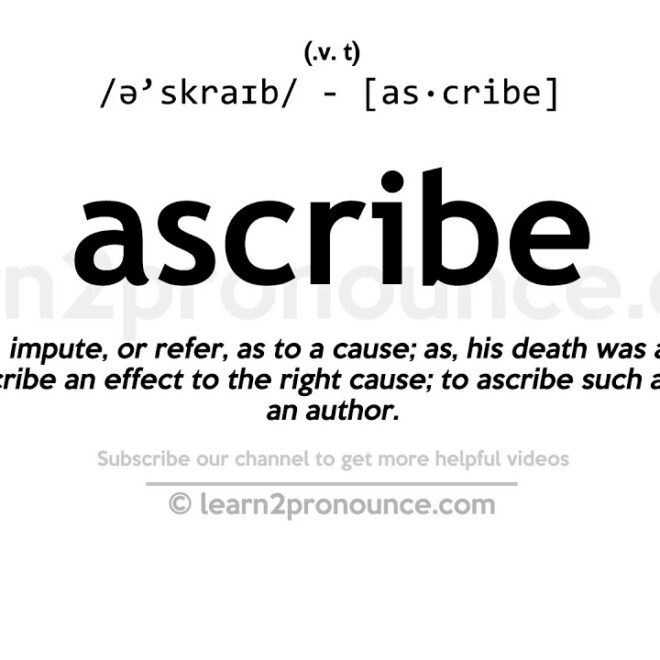 What Does Ascribe Mean In The Bible
