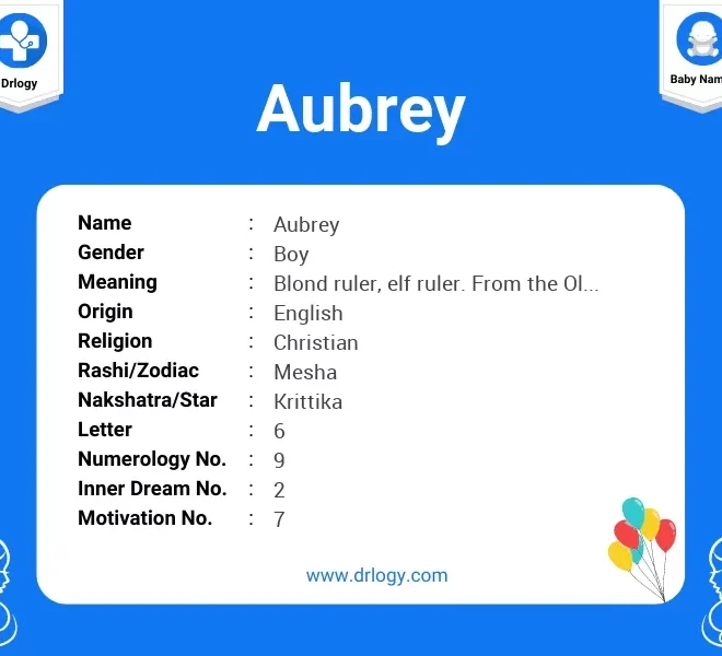 What Does Aubrey Mean In The Bible