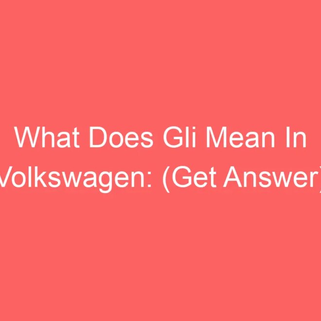 What Does Gli Mean