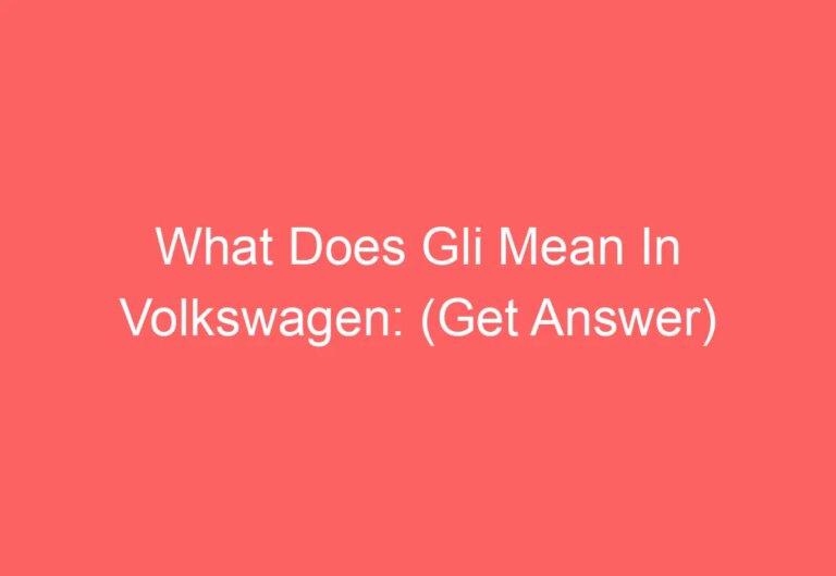 What Does Gli Mean