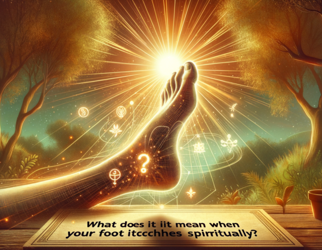 What Does It Mean When Your Right Foot Itches Spiritually
