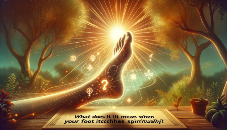 What Does It Mean When Your Right Foot Itches Spiritually
