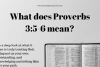 What Does Proverbs 6 1 5 Mean