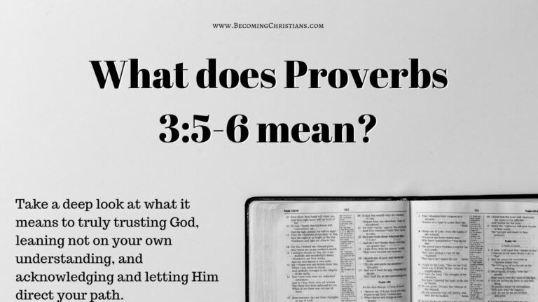 What Does Proverbs 6 1 5 Mean