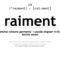 What Does Raiment Mean In The Bible