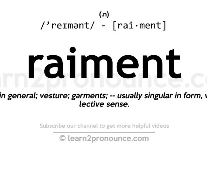What Does Raiment Mean In The Bible