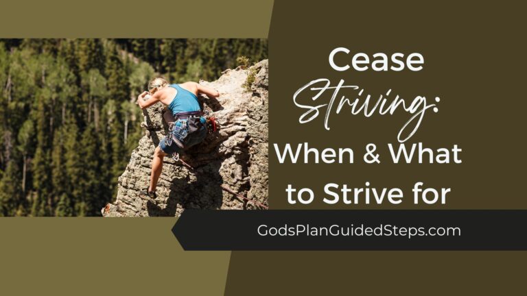 What Does Striving Mean In The Bible