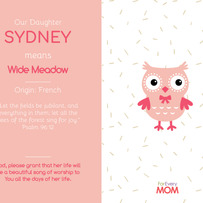 What Does Sydney Mean In The Bible