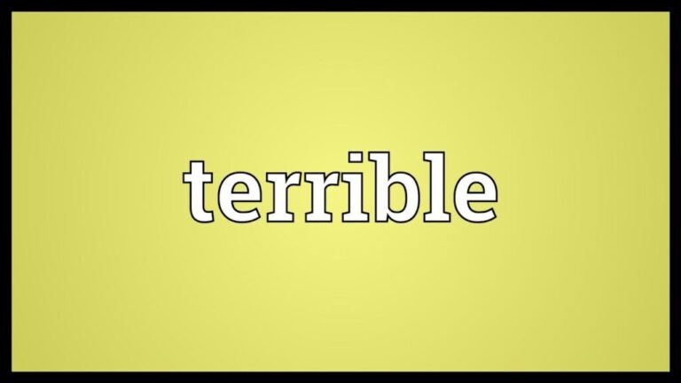 What Does Terrible Mean In The Bible