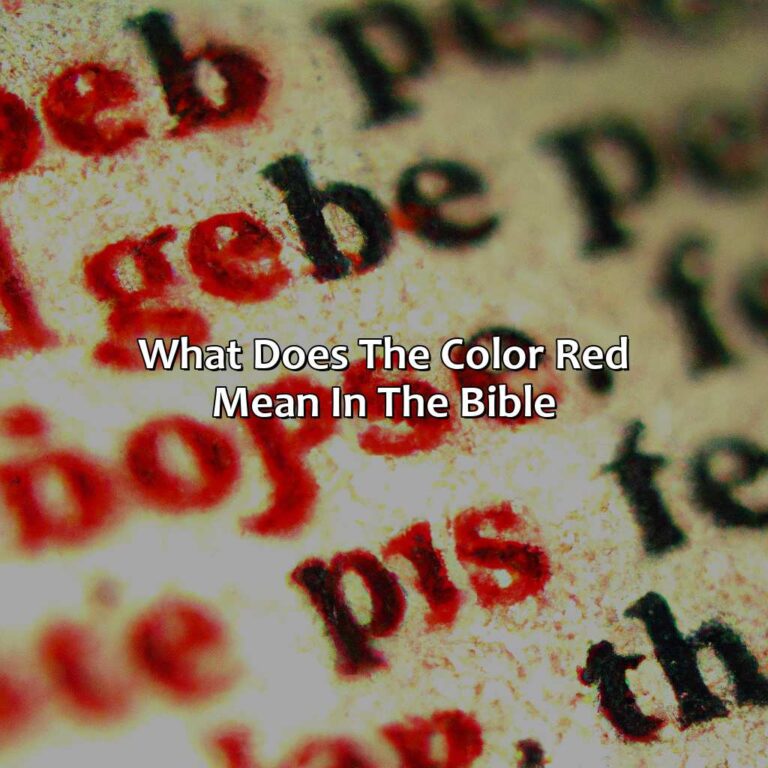 What Does The Colour Orange Mean In The Bible