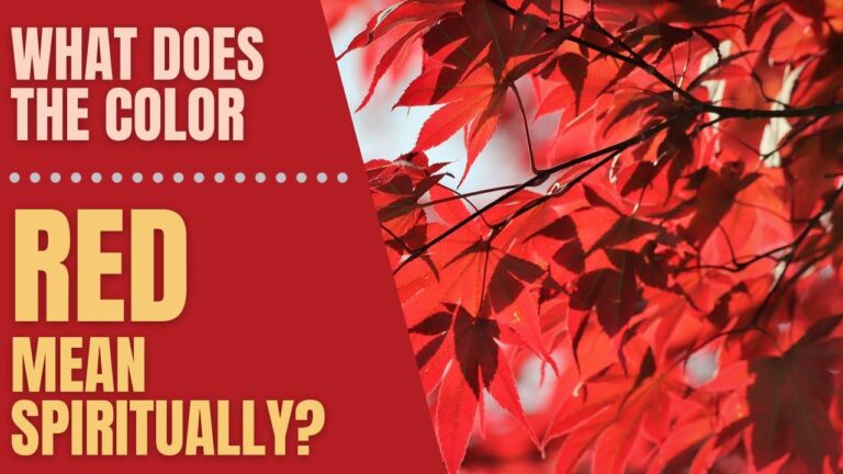 What Does The Colour Red Mean Spiritually