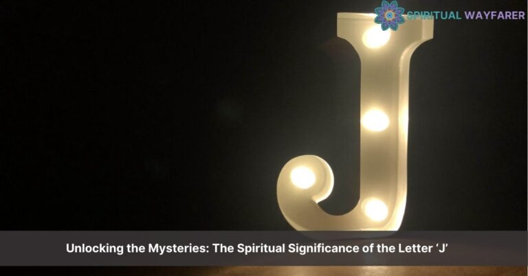 What Does The Letter J Mean Spiritually