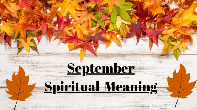What Does The Month Of September Mean Spiritually