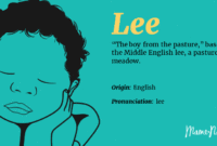 What Does The Name Lee Mean In The Bible