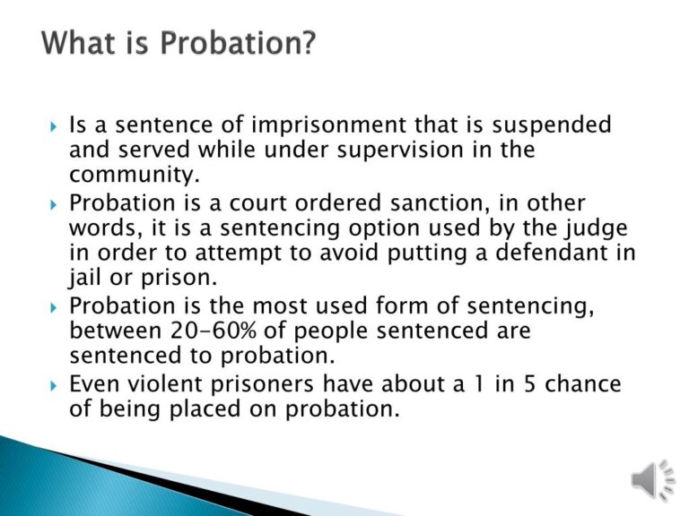 What Does It Mean When Your On Probation