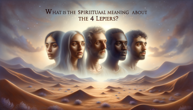 What Is The Spiritual Meaning About The 4 Lepers
