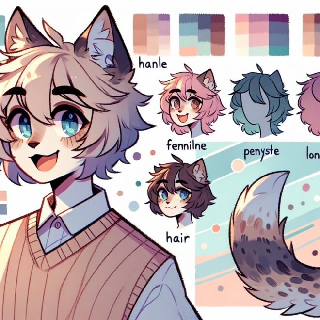 Femboy Character Design in Games: Sliders Hairstyles and Outfits