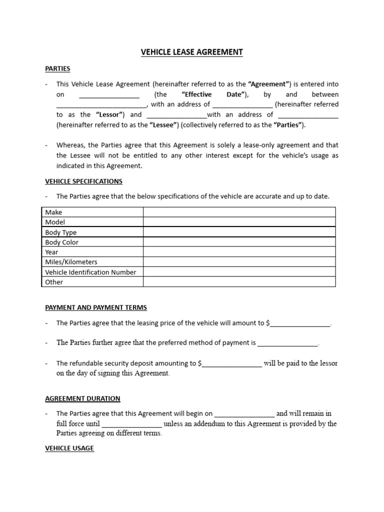 What Do You Need to Lease a Car? Documents Credit and Costs Explained